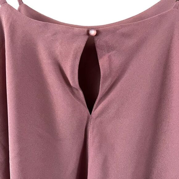 Abound camisole cropped tank top ladies size xs mauve cami - Picture 3 of 7